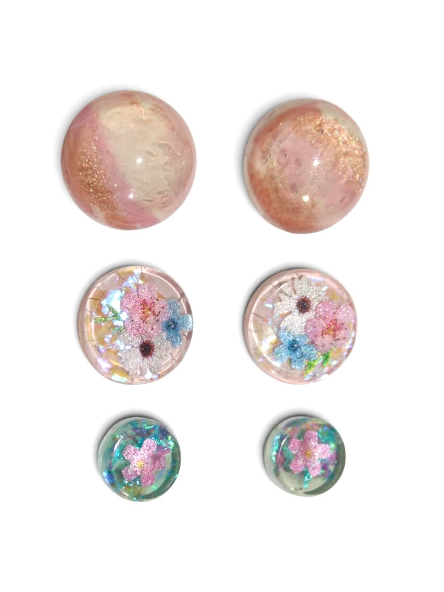 Aretes Acuarela - Melón