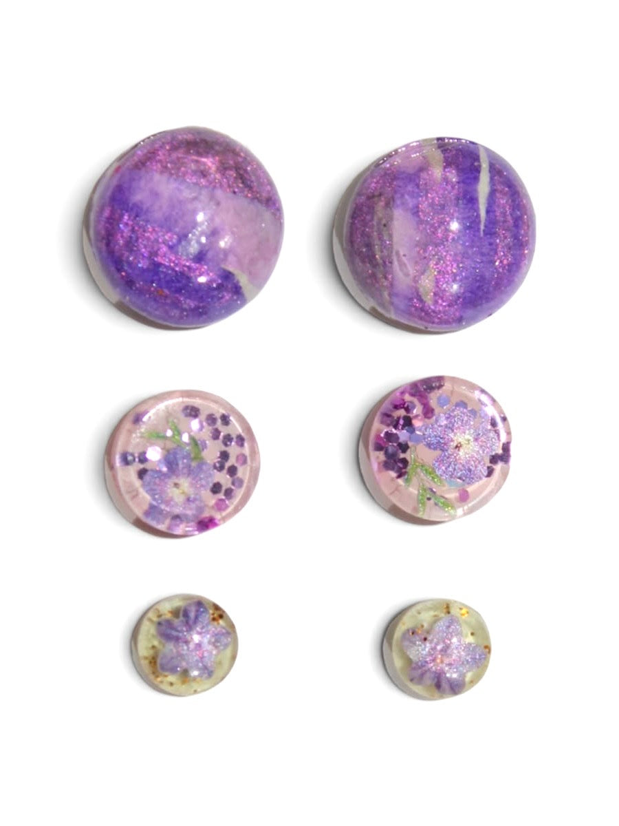 Aretes Acuarela - Nébula