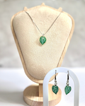 Collar y aretes - Anturio